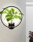 Plant wall lamp