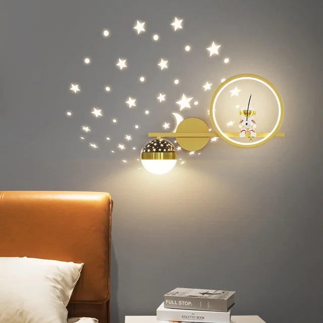 Modern children&#39;s wall lamp