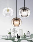 Modern glass pendant lamp