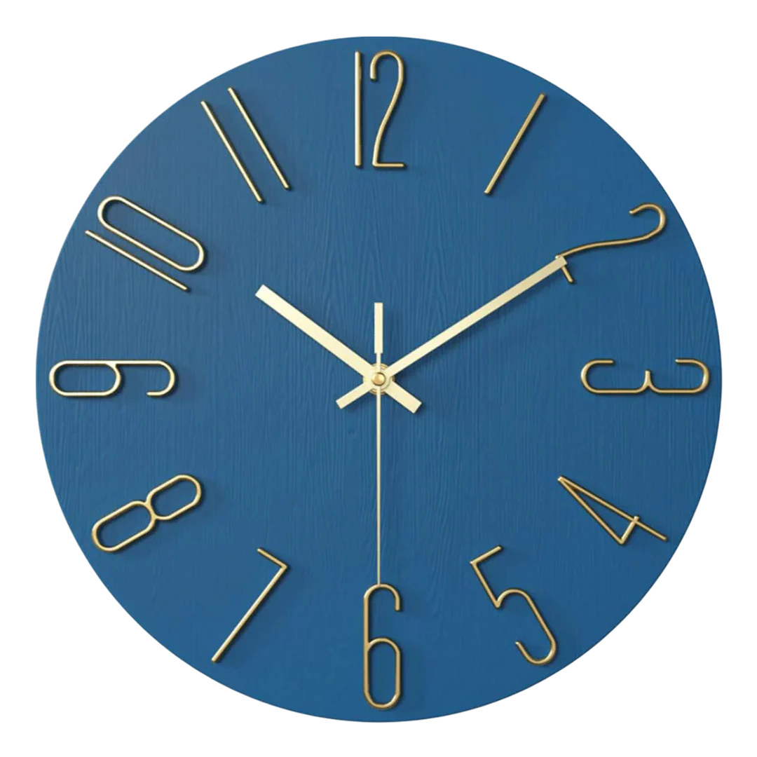 Modern Minimalist Wall Clock 30 cm – Quartz Wall Clock Decor for Living Room, Sleek Design and Easy Installation 1