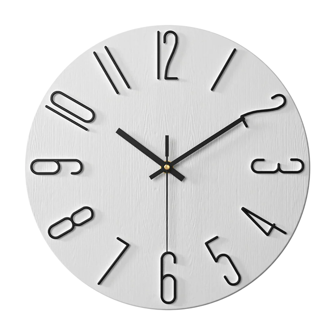 Modern Minimalist Wall Clock 30 cm – Quartz Wall Clock Decor for Living Room, Sleek Design and Easy Installation 3