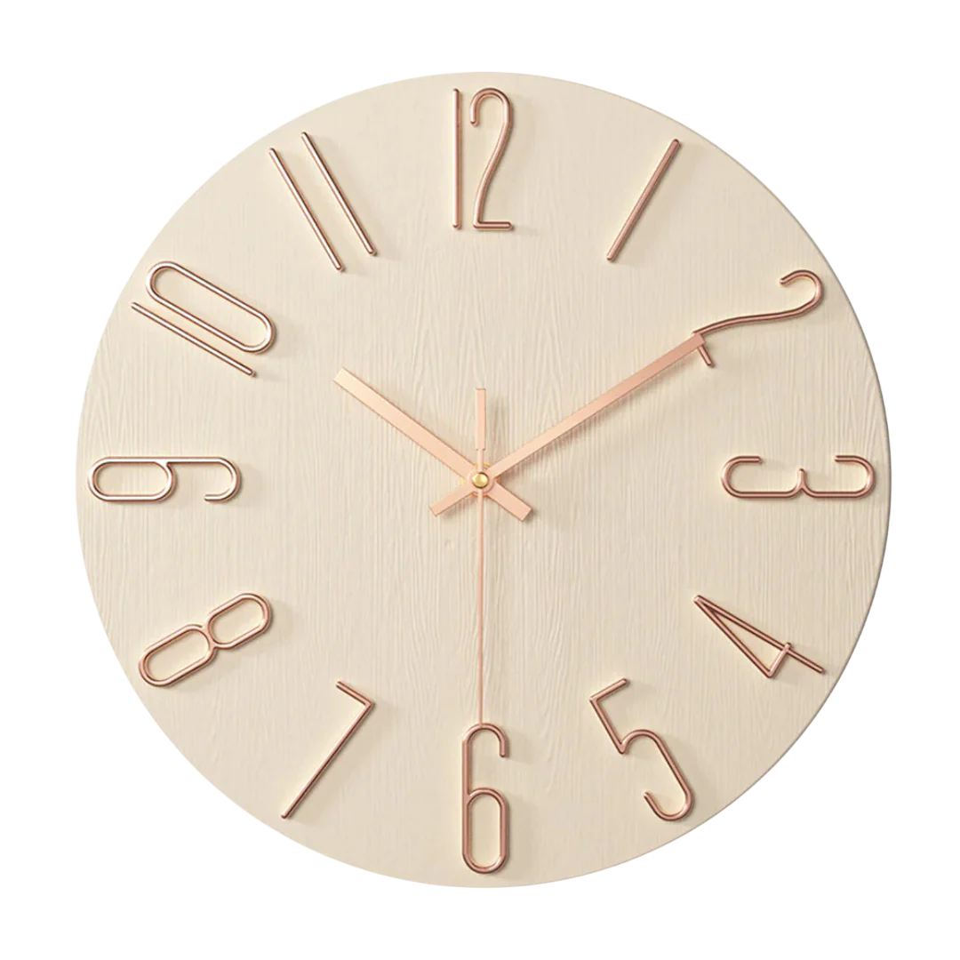 Modern Minimalist Wall Clock 30 cm – Quartz Wall Clock Decor for Living Room, Sleek Design and Easy Installation 5