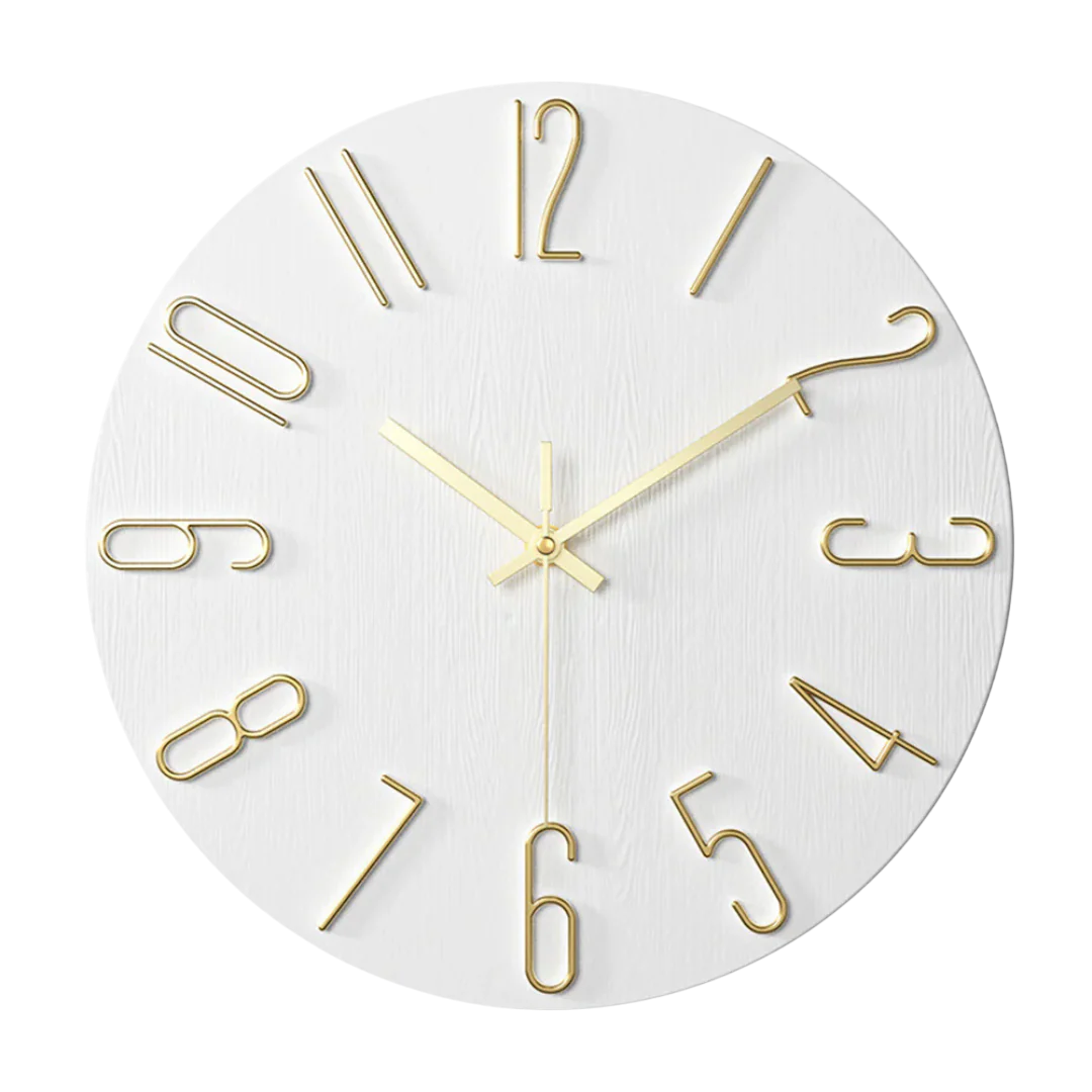 Modern Minimalist Wall Clock 30 cm – Quartz Wall Clock Decor for Living Room, Sleek Design and Easy Installation 6