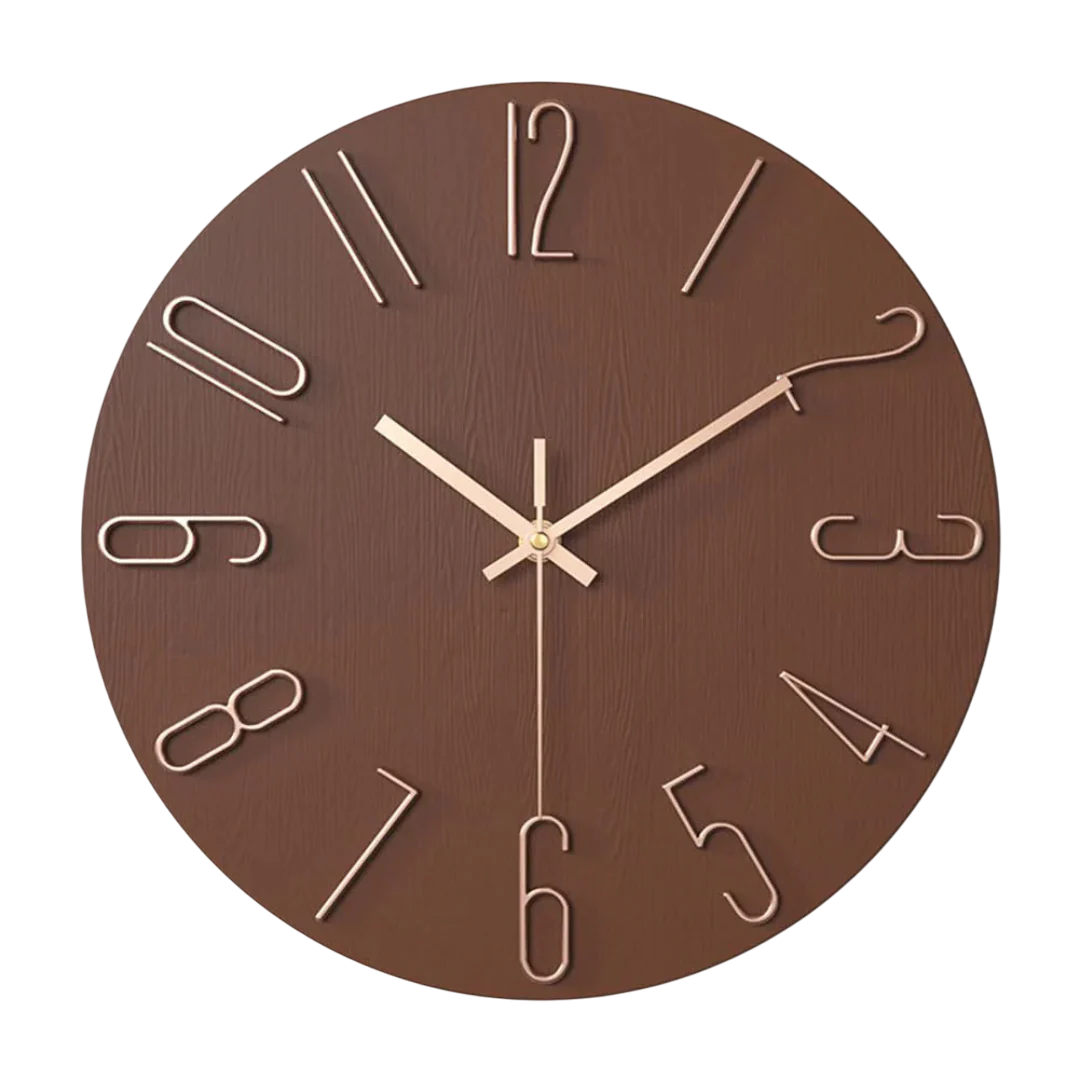 Modern Minimalist Wall Clock 30 cm – Quartz Wall Clock Decor for Living Room, Sleek Design and Easy Installation 7
