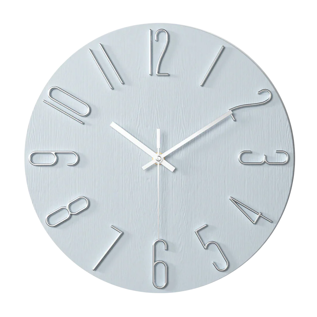 Modern Minimalist Wall Clock 30 cm – Quartz Wall Clock Decor for Living Room, Sleek Design and Easy Installation 8
