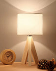 Modern wooden table lamp