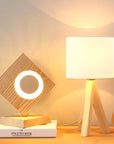 Modern wooden table lamp