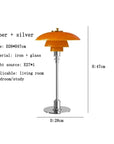 Scandinavian Simple Glass Table Lamp