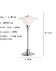 Scandinavian Simple Glass Table Lamp