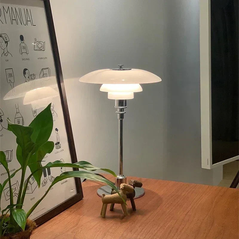 Scandinavian Simple Glass Table Lamp