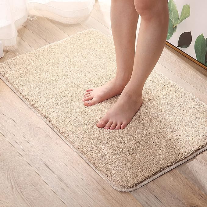 Non-Slip Plush Bath Mat – Soft, High Absorption Bathroom Rug with Machine Washable Design 0