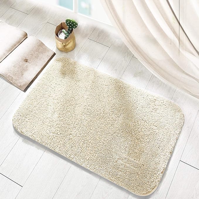 Non-Slip Plush Bath Mat – Soft, High Absorption Bathroom Rug with Machine Washable Design 3