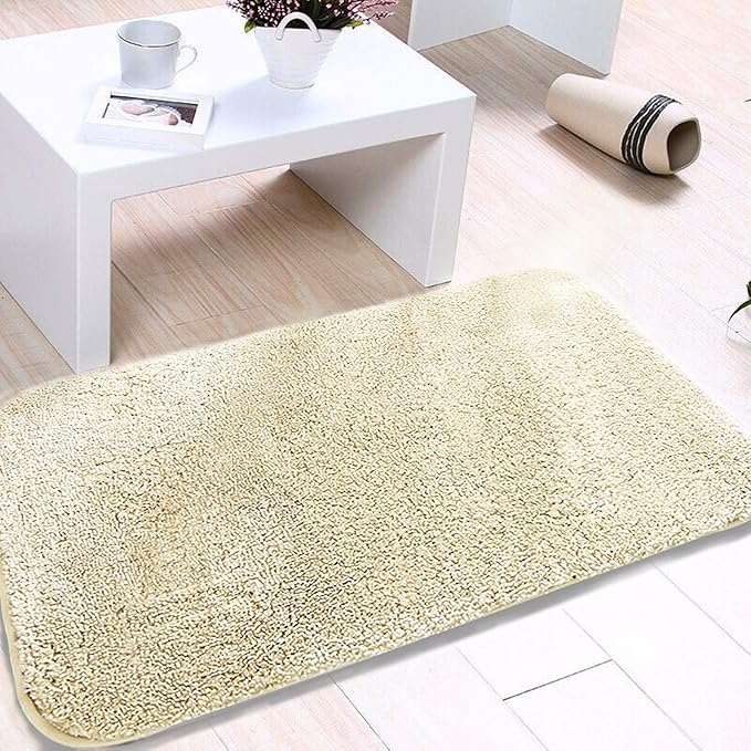 Non-Slip Plush Bath Mat – Soft, High Absorption Bathroom Rug with Machine Washable Design 4