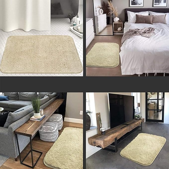 Non-Slip Plush Bath Mat – Soft, High Absorption Bathroom Rug with Machine Washable Design 6