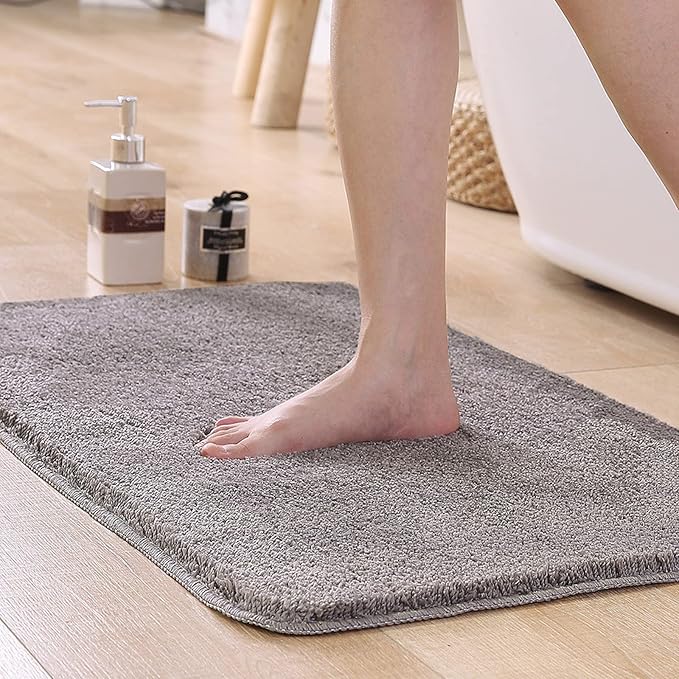 Non-Slip Plush Bath Mat – Soft, High Absorption Bathroom Rug with Machine Washable Design 9