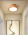 Scandinavian solid wood ceiling lamp