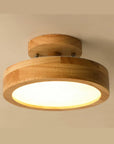 Scandinavian solid wood ceiling lamp