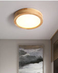 Scandinavian solid wood ceiling lamp