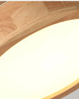 Scandinavian solid wood ceiling lamp