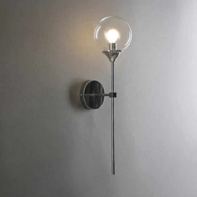 Scandinavian modern glass wall lamp