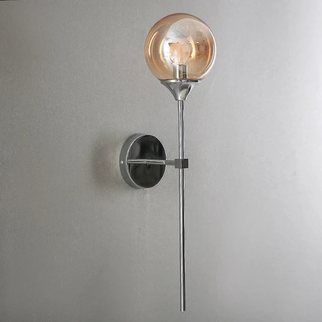 Scandinavian modern glass wall lamp