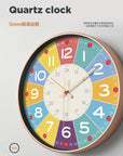 Silent Wall Clock for Children's Rooms