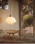 Ivory Glass Pendant Lamp
