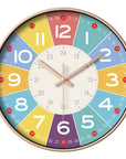 Silent Wall Clock for Children's Rooms