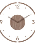 Nordic Stylish Solid Wood Wall Clock