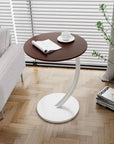 Reinforced Round Side Table - Compact Bedside Table for Living Room and Bedroom, Lightweight Design, Modern Aesthetic 12