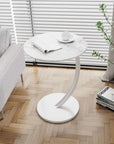 Reinforced Round Side Table - Compact Bedside Table for Living Room and Bedroom, Lightweight Design, Modern Aesthetic 9
