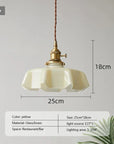 French Brass Ceiling lamp