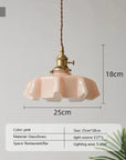 French Brass Ceiling lamp