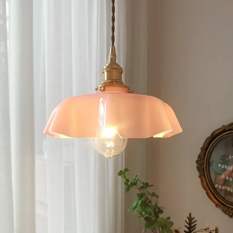 French Brass Ceiling lamp