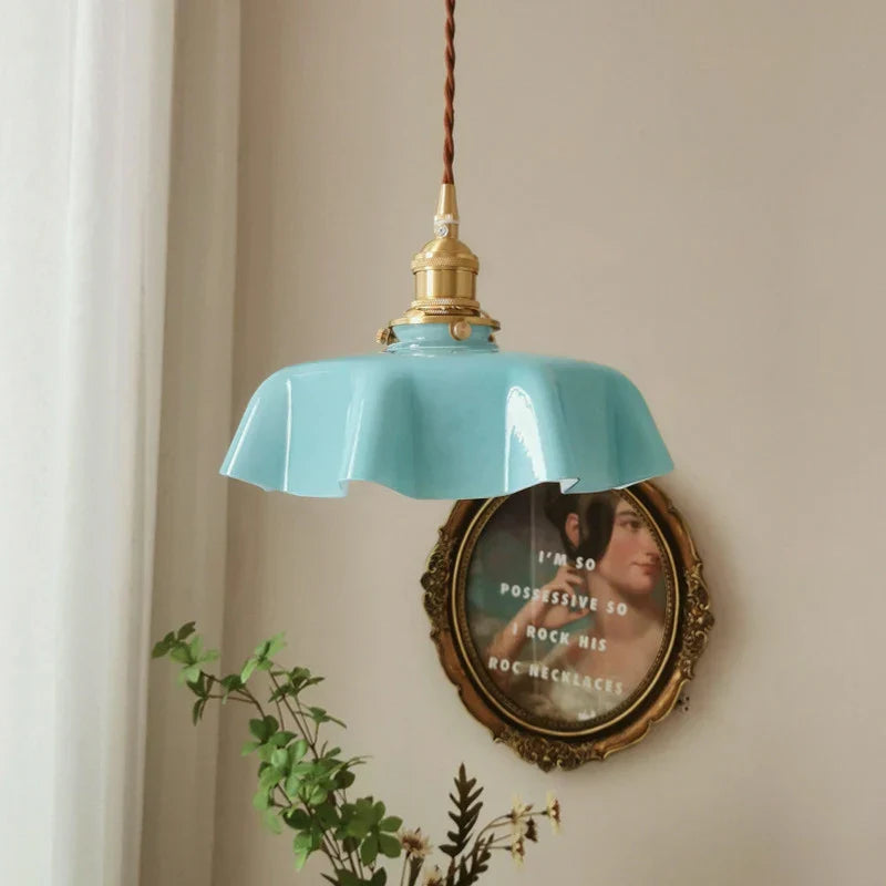 French Brass Ceiling lamp