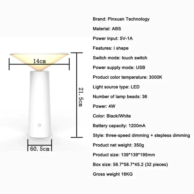 Wireless Modern table lamp