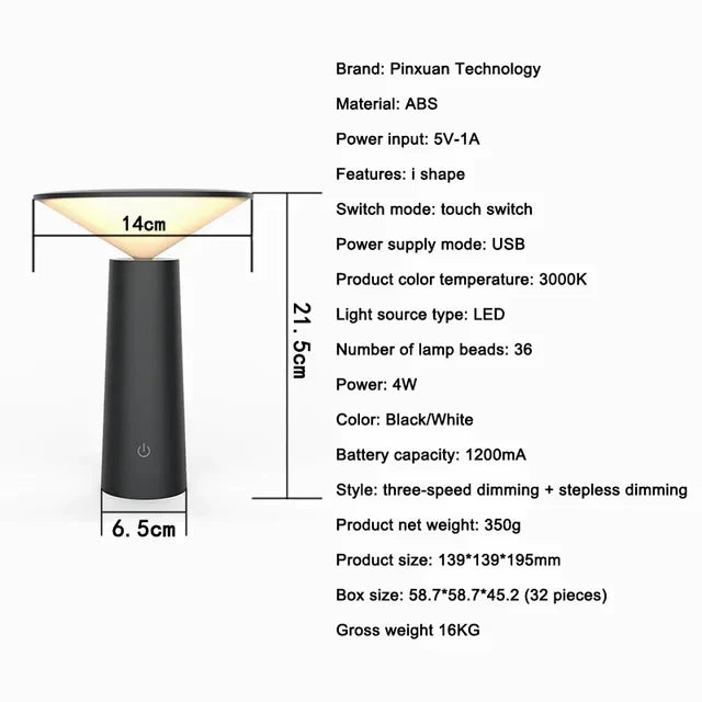 Wireless Modern table lamp