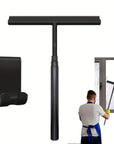 Telescopic Shower Squeegee with Extendable Handle Up to 120 cm – Effortless Bathroom Cleaning Tool for Streak-Free Surfaces 1