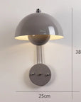 Mushroom wall lamp