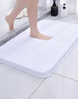 Ultra-Soft Microfiber Bath Mat 50 x 80 cm with Non-Slip Backing - Quick Drying Bathroom Mats for Safety and Comfort 4