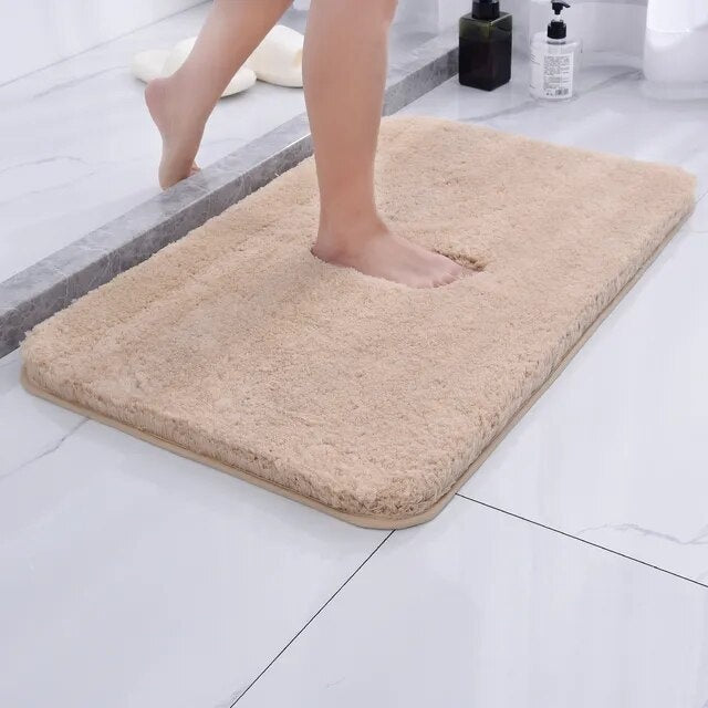 Ultra-Soft Microfiber Bath Mat 50 x 80 cm with Non-Slip Backing - Quick Drying Bathroom Mats for Safety and Comfort 6