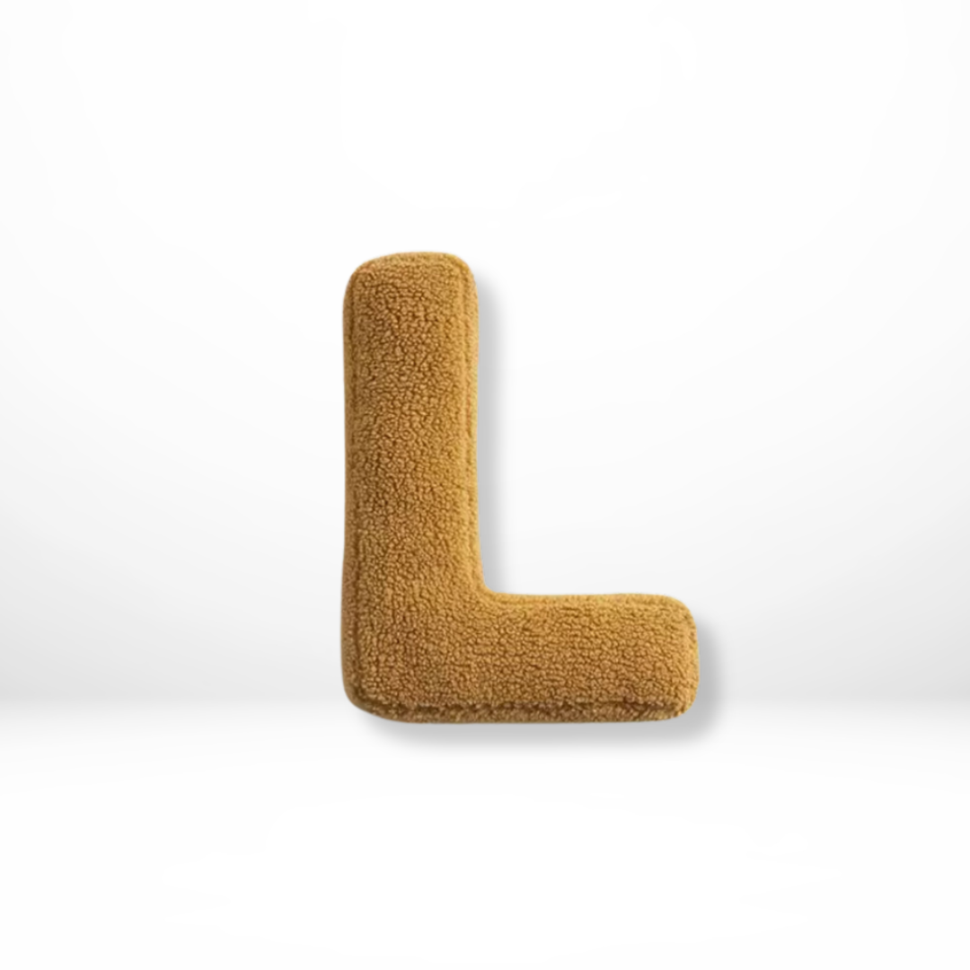 Velvet Alphabet Throw Pillow – Decorative Cushion for Couch or Bed, Personalized Home Decor with Soft Velvet Fabric 12