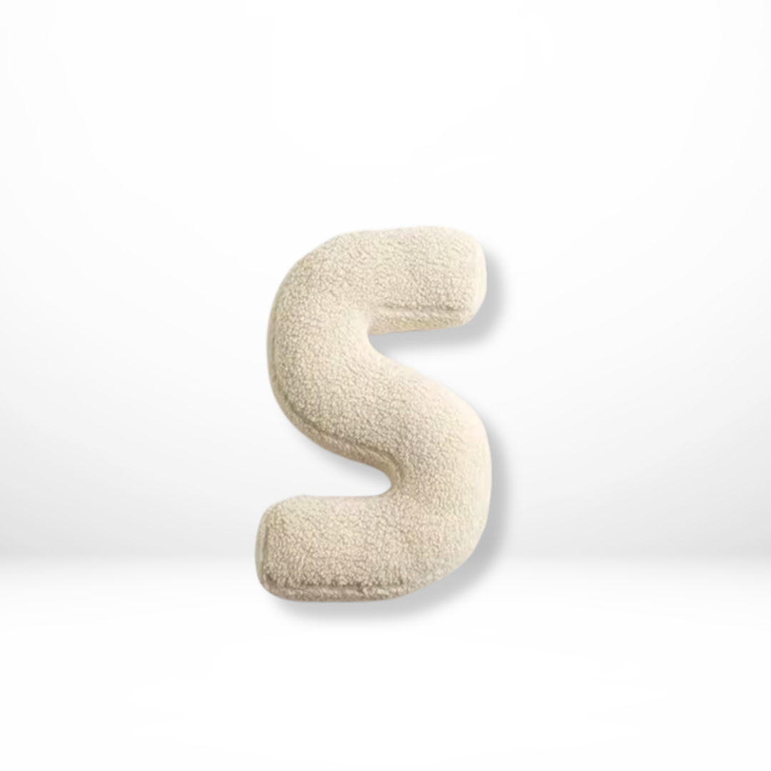 Velvet Alphabet Throw Pillow – Decorative Cushion for Couch or Bed, Personalized Home Decor with Soft Velvet Fabric 16