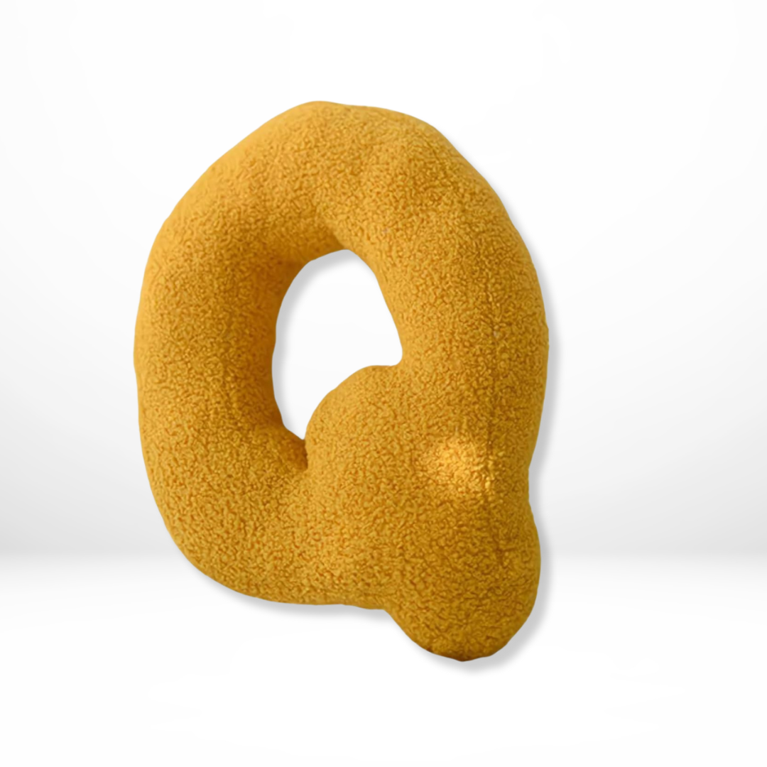 Velvet Alphabet Throw Pillow – Decorative Cushion for Couch or Bed, Personalized Home Decor with Soft Velvet Fabric 21