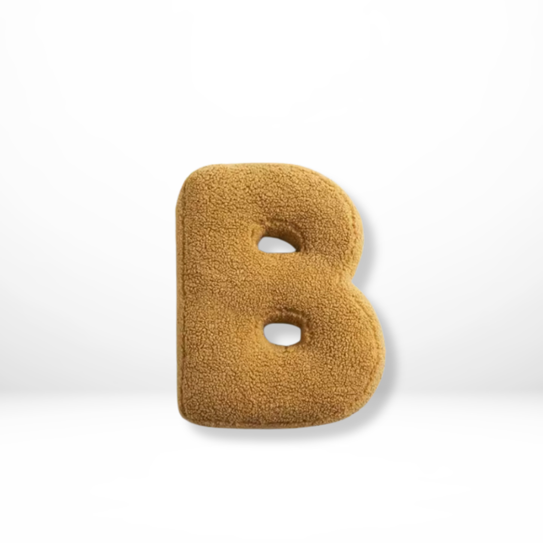 Velvet Alphabet Throw Pillow – Decorative Cushion for Couch or Bed, Personalized Home Decor with Soft Velvet Fabric 5