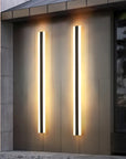 Watertight exterior wall lamp