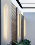 Watertight exterior wall lamp