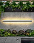 Watertight exterior wall lamp