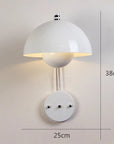 Mushroom wall lamp