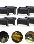 Wireless solar-powered LED wall lights